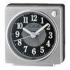 Seiko Fuji II Bedside Alarm Clock, Silver
