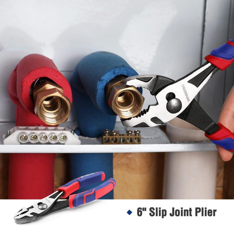 WORKPRO 35-Piece Tools Set, General Household Tool Kit with Storage