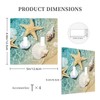 Nijuodnijir Decorative Switch Plates Beach Starfish Ocean Conch Cameo Shell