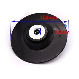 100mm Rubber Backing Pad, Angle Grinder Backing Pad with M10 Thread, Angle Grinder Accessories