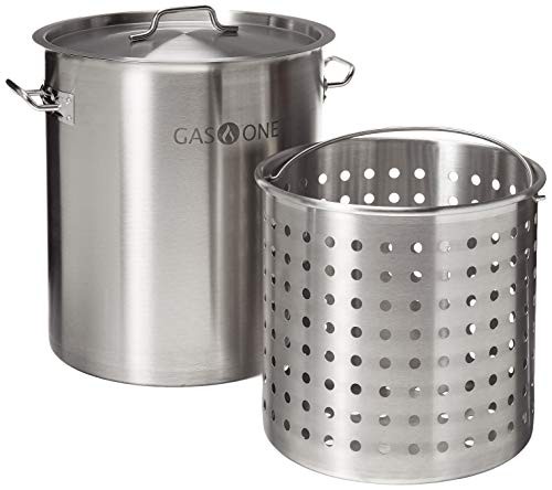 Gas ONE Turkey Frying Pot with Steamer Basket - Thumbnail 3