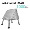 DEPSUNNY Adjustable Height Aluminum RV Step, Stable Foldable Platform Step
