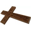 Wall Mounted Wall Hanging Wooden Christ Cross Crucifix Catholic Rosewood
