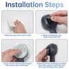 VirtuGro 2Pcs Suction Soap Dishes for Shower Soap Holder No