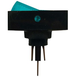 Sherco-Auto USA 4 Pcs Heavy Duty Blue LED Toggle Switch - 3 Pin Rocker Switch 12V SPST for Car/Boat/Truck - Made in USA with All-American Materials