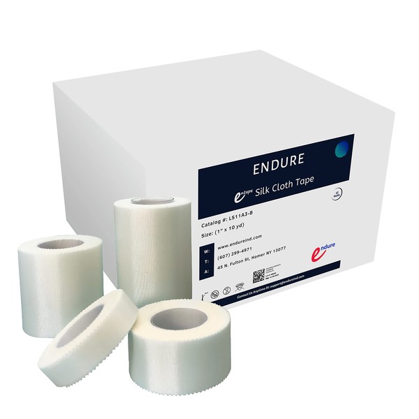 Endure Entape, Hypoallergenic First Aid Medical Cloth Silk-Like Tape, Irritation