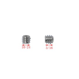 DGBRSM 25PCS 10-24 x 3/16'' Stainless Steel Allen Head Hex Hexagon Socket Set Hex Allen Head Socket Set Screws Grub Screw Bolts Internal Hex Drive Cup-Point Screws with Hex Wrenches