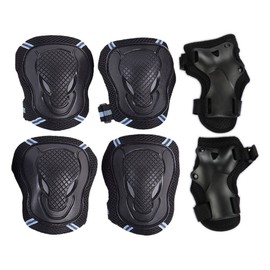 Children's Knee Pads Set, Knee Pads, Skate Protectors, Inline, Children's Elbow Pads, Wrist Guards, Protective Equipment, Protector Set for Children and Adults