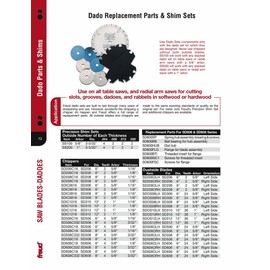8 X 1/16 X 5/8 Chipper S.DADO