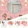 Pink Peel & Stick Backsplash - Self Adhesive Square Tiles