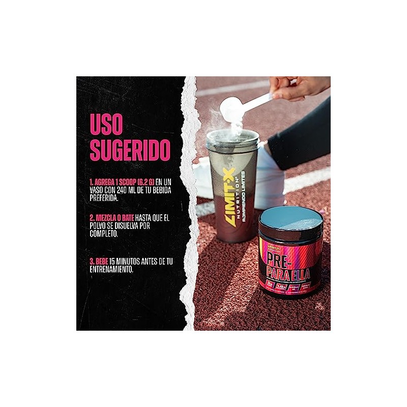 Creatina Monohidratada en polvo pre entreno para mujer pre workout