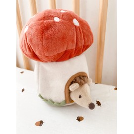 MON AMI Toadstool Cottage Mushroom Stuffed Toy for Kids - Premium Plush Toys for Babies - Montessori Toys for Newborns & Toddlers - 7 Inches - Ages 6 Months+