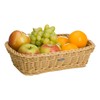 Saleen Multi-Purpose Basket, Suitable for Gastronomy, Rectangular, Plastic Fibre, Dark