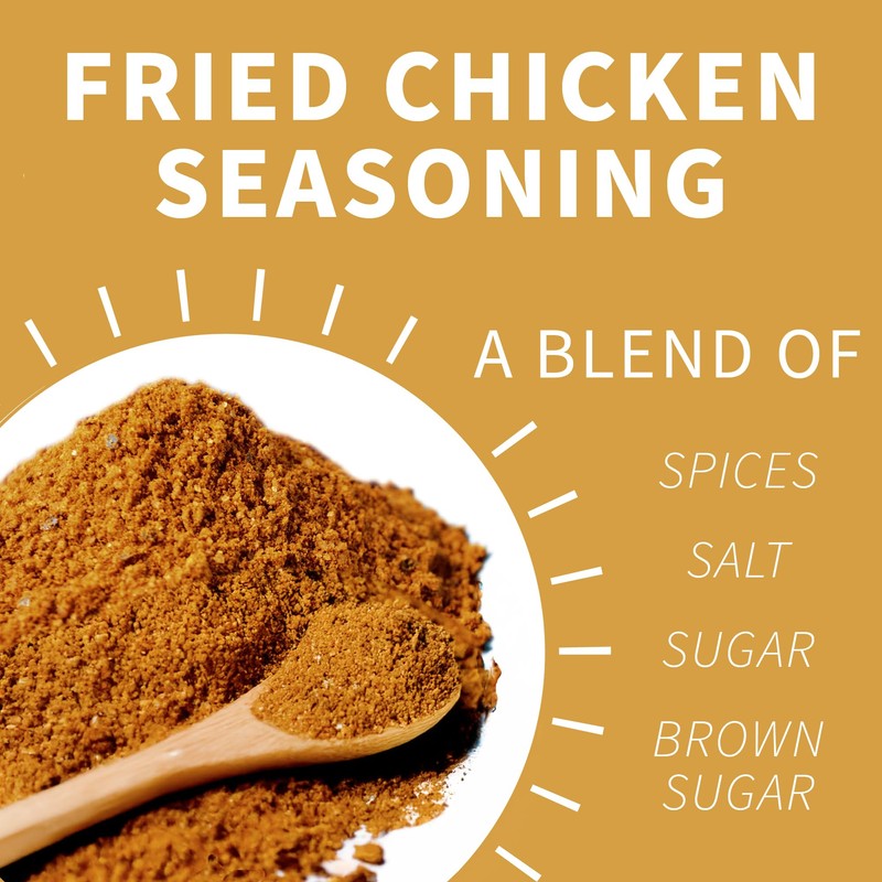 Chef Kenny Gilbert's Fried Chicken Seasoning, No GMO, Gluten Free,