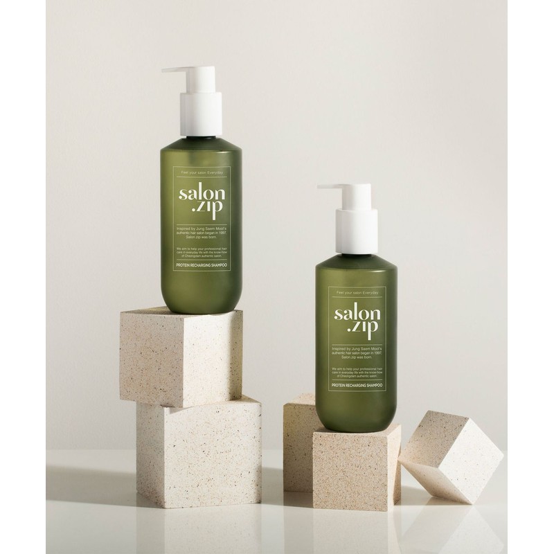 Jung Saem Mool Salon Protein Recharging Shampoo 400g (50g Recharging