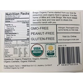Braga Organic Farms Organic Nut Mix 2 lb. bag