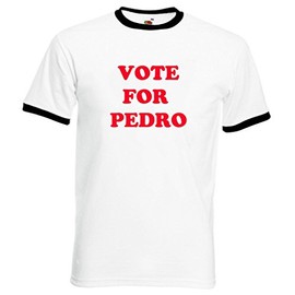 VOTE For PEDRO Napoleon Dynamite Retro Fruit of the Loom Cotton t-shirt