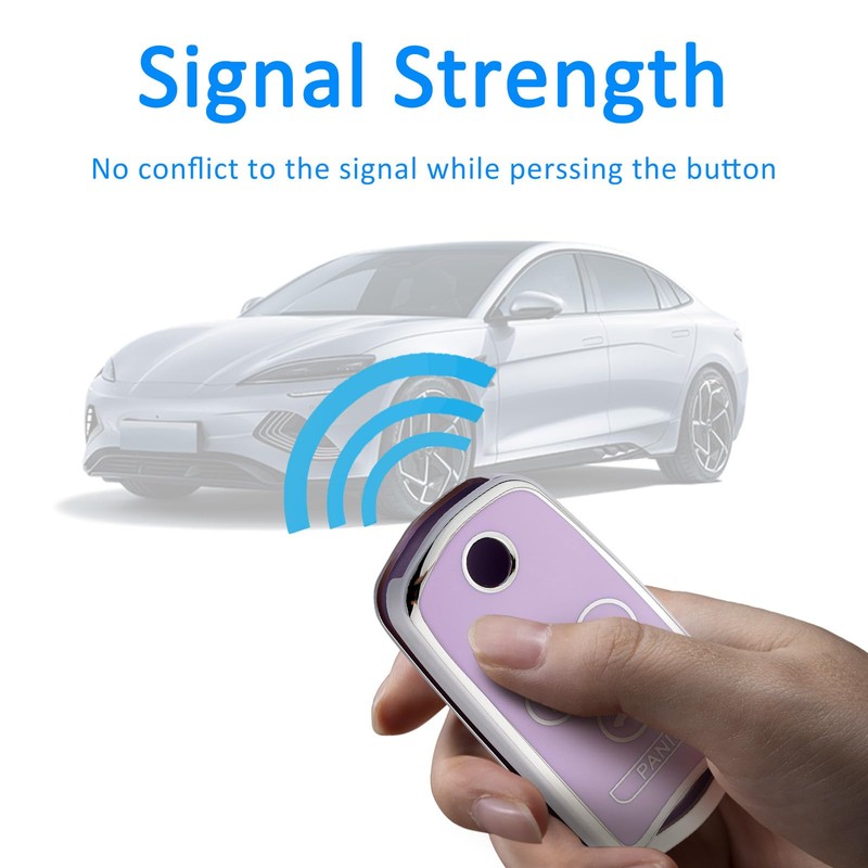 Flensent Key Fob Cover with Keychain for Acura MDX RDX