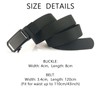 S-MAN 3.4 cm Wide Men's Casual Elastic Fabric Belt with