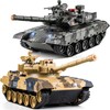 Supdex 1/24 RC Battle Tank Set, Remote Control Chinese Type