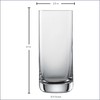 SCHOTT ZWIESEL Convention Longdrink Glass(Set of 6), Iced Beverage Glasses