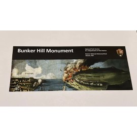 Bunker Hill Monument Boston National Historical Park Unigrid Brochure Map NEWEST