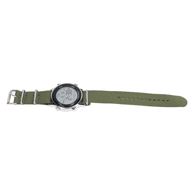 Mens Digital Sports Waterproof Watch Dual Time Zone Stopwatch Calendar