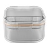 Enwye Orthodontic Retainer Aligner Case 3-Layer Portable Soaking Storage Box