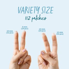 CLAENE Acne Patch Pimple Patch - Invisible | Cruelty-Free | Hydrocolloid | Blemish Spot | Facial Stickers | Acne Spot Dots | Pimple Free, For Face (112 Count (Pack of 1))