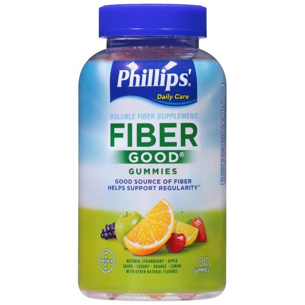 Phillips' Fiber Good Gummies, Daily Fiber Supplement, 90 Count
