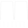 WHAMVOX 9pcs Heavy Duty Croquet Wickets Replacement Square Wickets for
