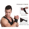 2 Pack Wrist Brace Wrist Straps for Weightlifting, Wrist Straps