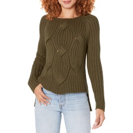 KF/KaufmanFranco Collective Rent the Runway Pre-Loved Olive Cable Knit Sweater, Olive, X-Small