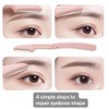 Eyebrow Pencil, Waterproof and Sweatproof Eyebrow Pencil, 2-in-1 Eyebrow Pencil
