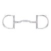Myler Medium Dee Low Port Comfort Snaffle With Hooks Mb