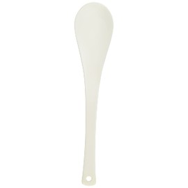 wadako-pore-syon ho-ro-kittin Ceramic Spoon, Spoon, 180 mm White