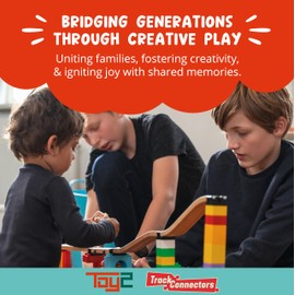 Allround Medium | 20 Brio Duplo Connectors | Compatible with all brands