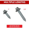EAGLE 1 Metal Roofing Screws: #17 Metal Building Screws (250-Count),Oversized