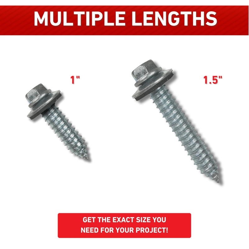 EAGLE 1 Metal Roofing Screws: #17 Metal Building Screws (250-Count),Oversized
