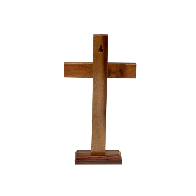 Intercession Standing Wooden Cross (10 inch)