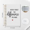 WFSM Never Forget the Difference You Make Notebook Journal, Appreciation