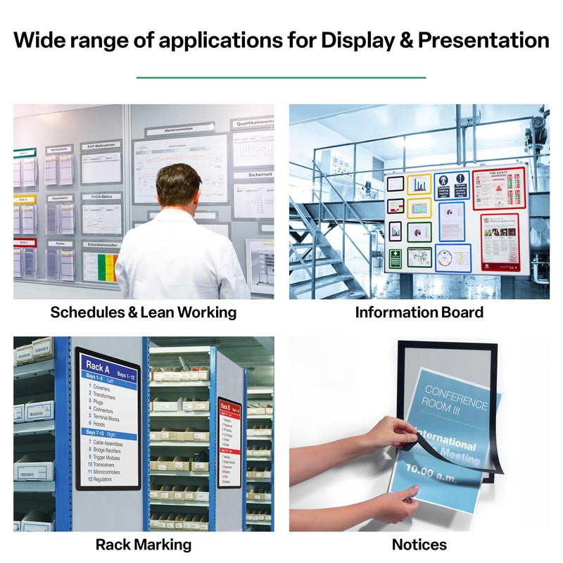 Shadow Foam Magnetic Document Holder Frame | Pack of 5
