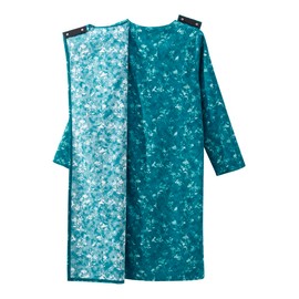 Silverts Hospital Gowns for Women Open Back, Night Gowns for Elderly Women, Adaptive Clothing for Seniors, Hospice Care Supplies, Hospital Robe, Old Lady Dress - Lovely Birds 3XL