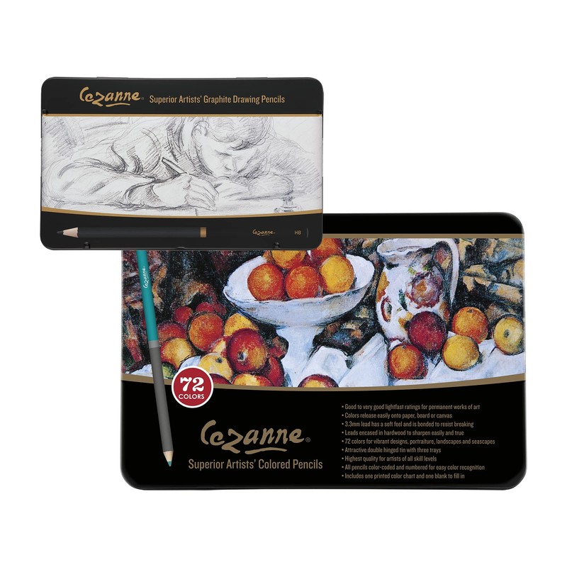 Cezanne Color and Graphite Pencil Set - Professional Artist Quality