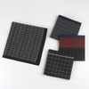 HOULIFE Mens Black Checkered Handkerchiefs 100% 60S Cotton Classic Tartan