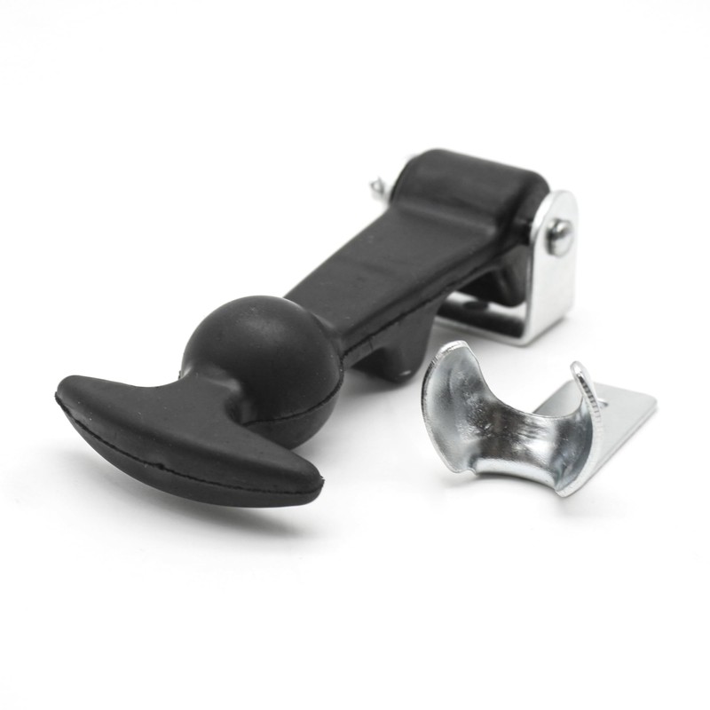 DOJA Barcelona Bonnet Fasteners, Galvanised Sheet Steel, 122 x 39