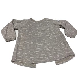Little Dumplings Better Bib Baby Shirt L Organic Cotton Jersey Taupe Unisex