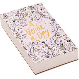 WORLD TRAVELER Eccolo Christian List Note Pad, A Verse a Day Bible Notebook Pad with 365 Inspirational Bible Verses for Notes, Memos, Reminders, To Do List Notepad (Branches Of Life, 4.5x8 Inches)