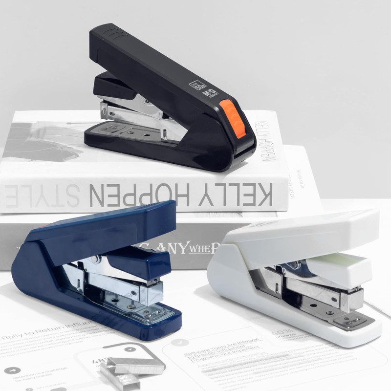 M&G Effortless Stapler 50 Sheet Capacity One-Touch Stapling, Heavy Duty