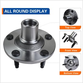 MACEL 518515 Front Wheel Bearing Hub Assembly Compatible with 2001-2012 Ford Escape, 2001-2011 Mazda Tribute, 2005-2011 Mercury Mariner 5 Lugs